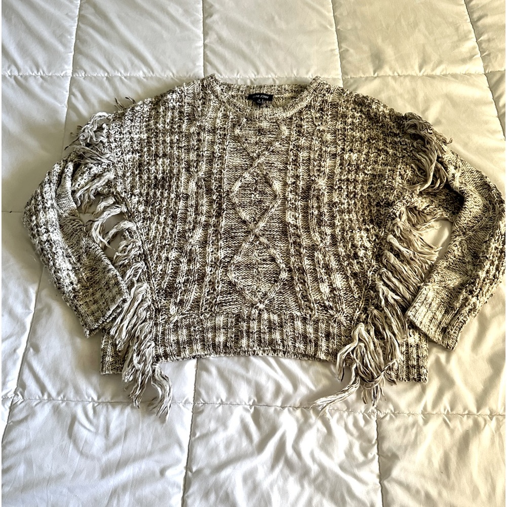 DEAR JOHN sweater with fringe detail